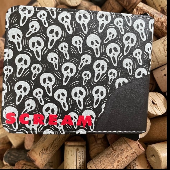 Scream movie mens wallet bifold black white
Card Case ID ghostface new - Picture 3 of 6